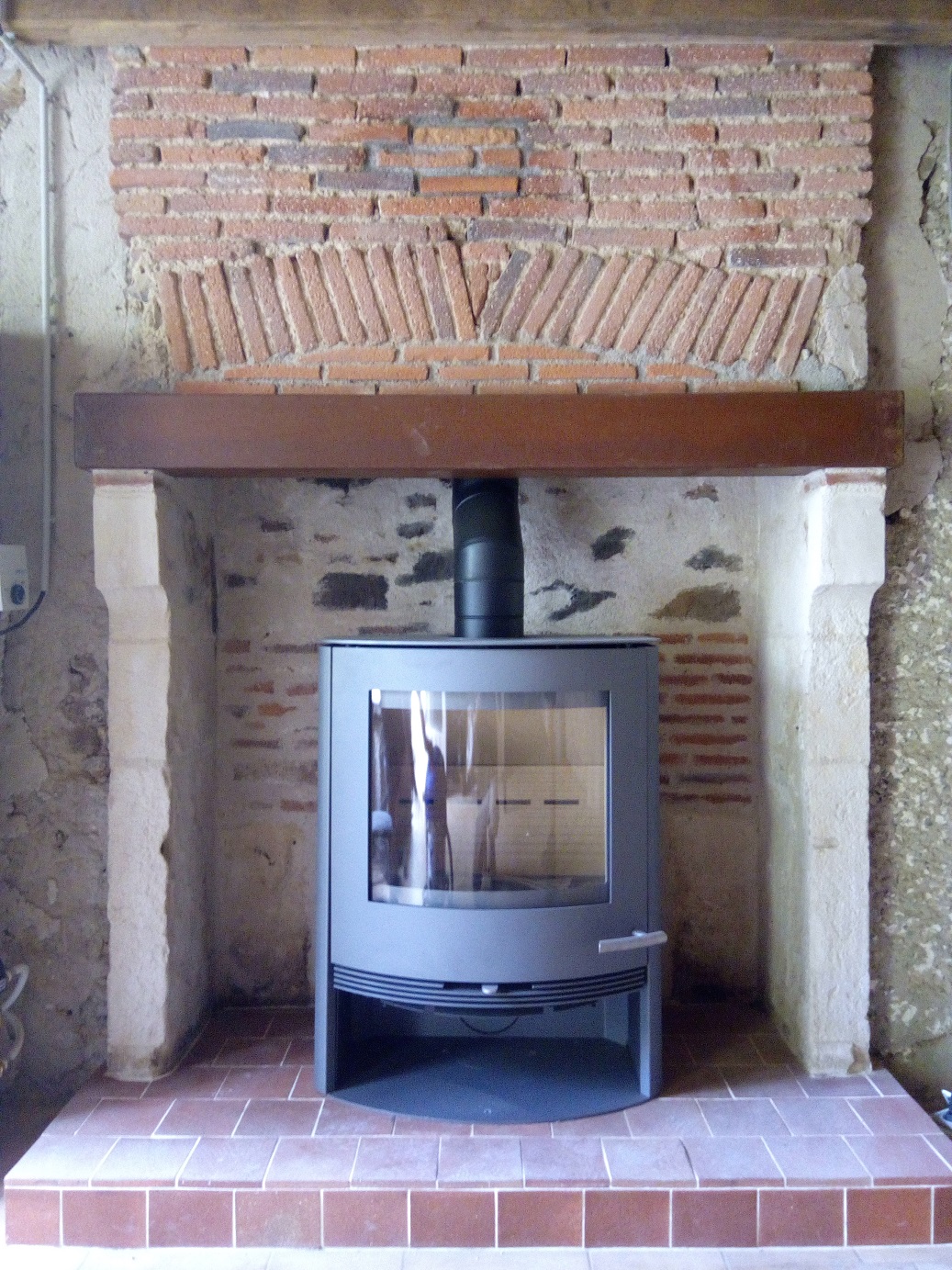 Poêle à bois bûches